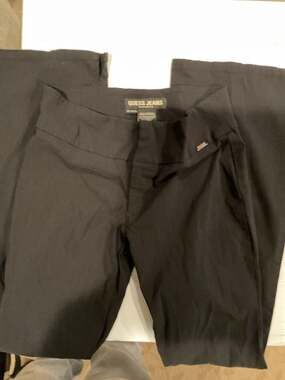 Guess Jeans Women's Black Stretch Bootcut Dress Pants